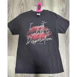 Taylor Swift  Swifty T Shirt‎ I Cant Relate To Desperation Lips Charcoal Medium